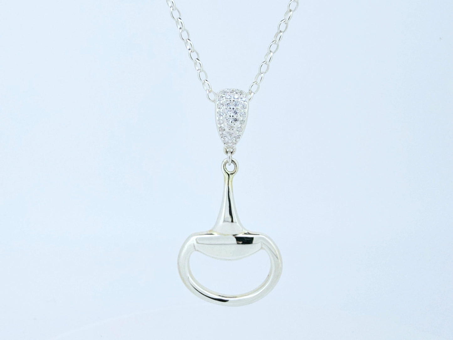 Sterling Silver Fine Oval Belcher