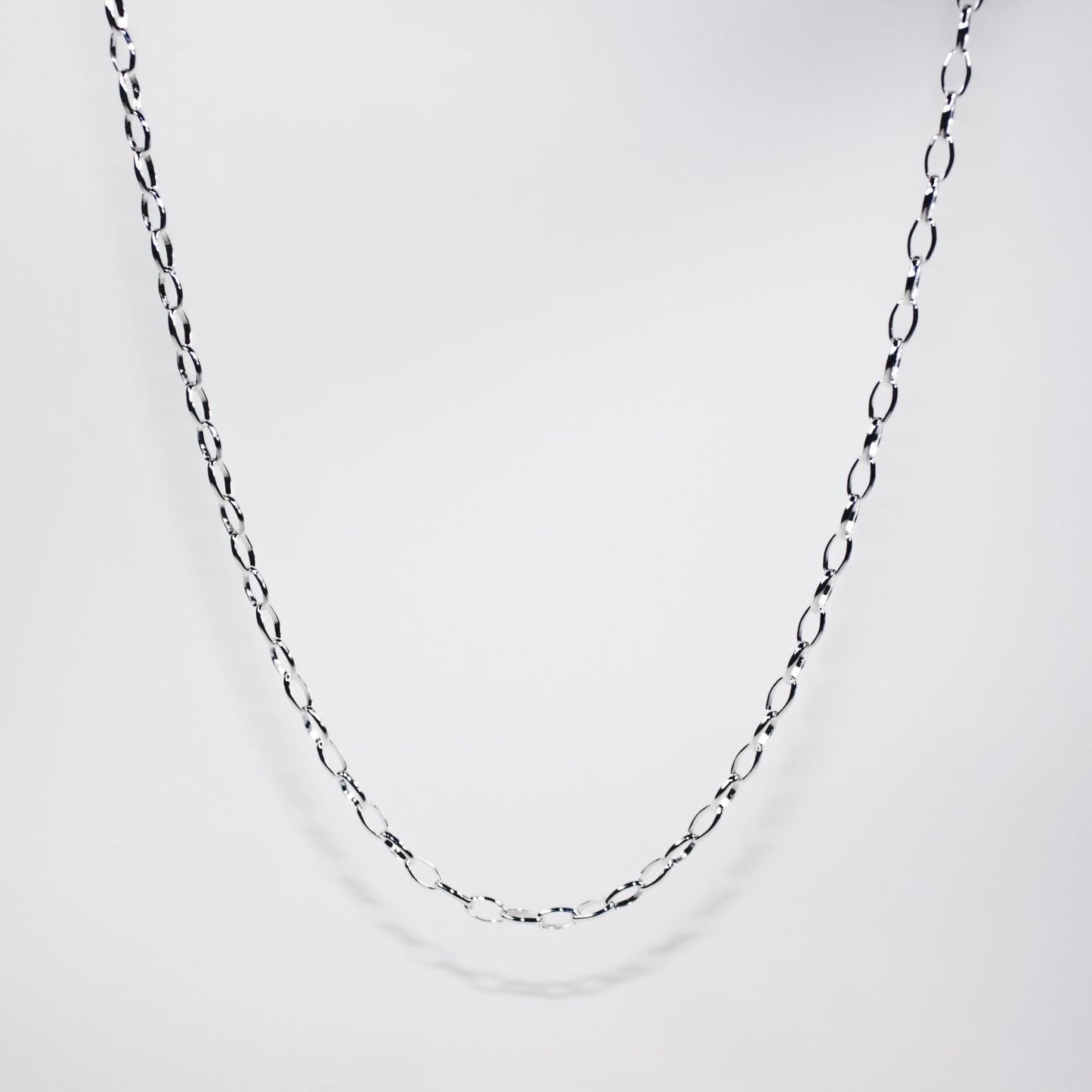 Sterling Silver Lightweight Oval Belcher