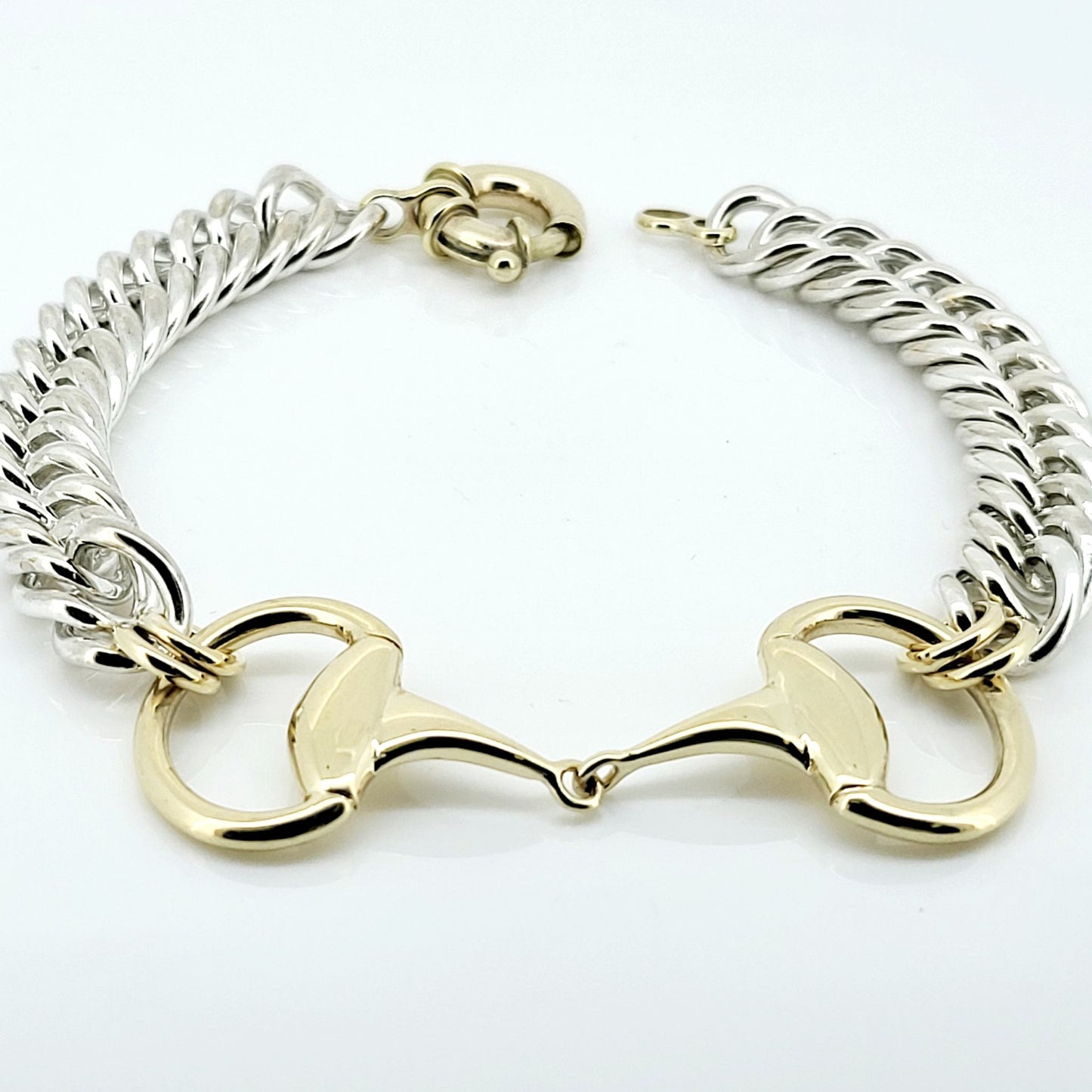 Snaffle Curb Chain Bracelet