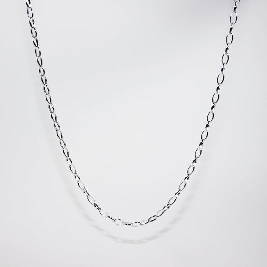 Sterling Silver Lightweight Oval Belcher