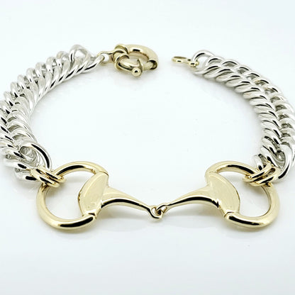 Snaffle Curb Chain Bracelet