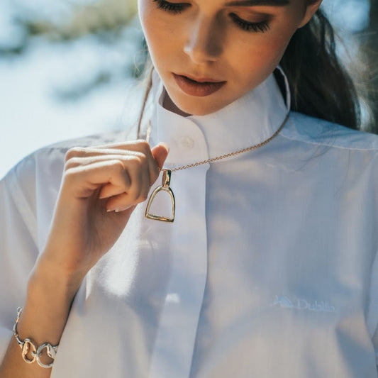 Large Stirrup Pendant