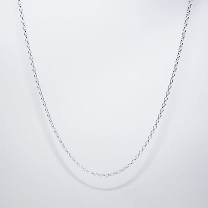 Sterling Silver Fine Oval Belcher Chain